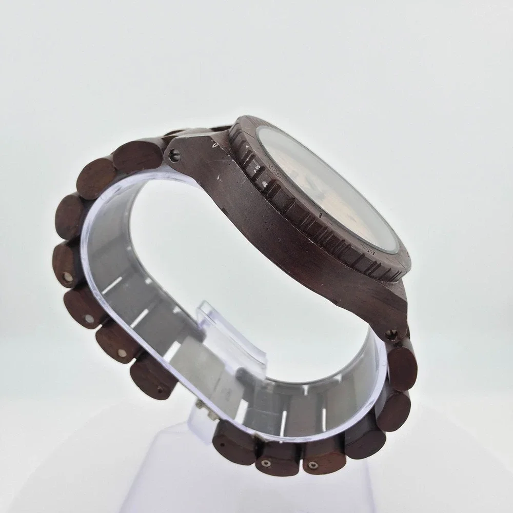 WEWOOD Arrow Nut Men's Watch 100% Natural Walnut Wood Stainless Steel Clasp 7